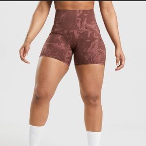Gymshark Power Short - Cherry Brown